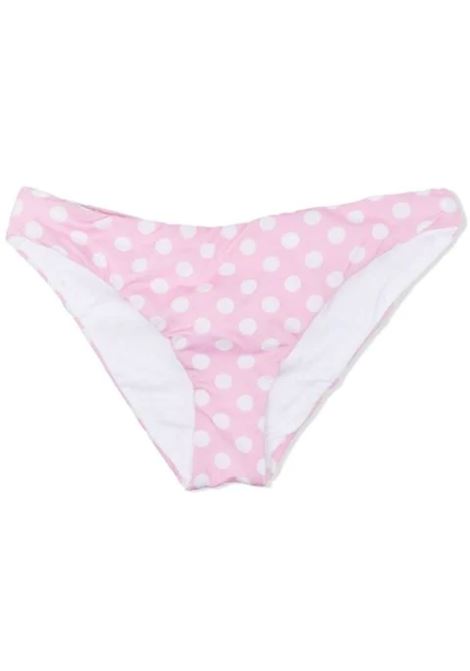 Slip bikini bambina con fiocco posteriore SAINT BARTH | MADAME BUTTERFLYPOIS 21 PINK